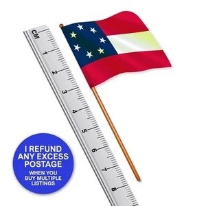 US Civil War South 7 States Flag (Quality) 1:32 Scale Britains Deetail Style ACW - Picture 1 of 3