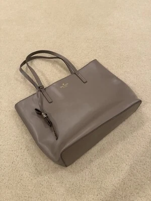 Bolso de Mano Kate Spade Karla Paisaje Urbano Gris Cuero Liso Seton Drive Foto 1 de 4