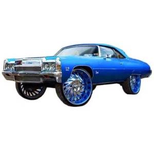 Chevy Caprice Donk Coil Spring Lift Cups Spacer 71-76 Impala fit 24 26 28 Rims - Picture 1 of 9