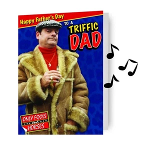 Tarjeta del Día del Padre | Feliz Día del Padre Papá | Solo Locos y Caballos | Tarjeta de Sonido - Imagen 1 de 6