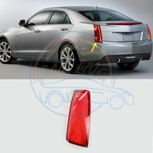 Left Side Tail Light Lens Shell Cover Red Replace For Cadillac ATS 2013-2018 - Picture 1 of 11