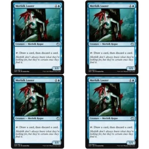 4 x MERFOLK LOOTER CASI NUEVO Merfolk vs Goblins Magic The Gathering Azul - Merfolk Unc - Imagen 1 de 1