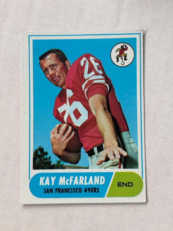 1968 Topps - Kay McFarland #113 (RC) Football Card - Image 1 of 1