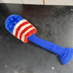 US Flag Patriotic Golf Club Head Cover for Driver 1 Vintage - Picture 1 of 5