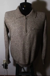 KIWI Clothing "New Zealand" Pussom Merino Wool 1/2 Zip Sweater Size XL - Bild 1 von 7