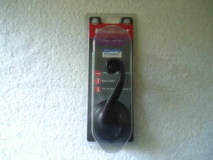 " NIP " Kwikset Pull Only Left Handed Black Door Lever " Great Gift Item " - Picture 1 of 8