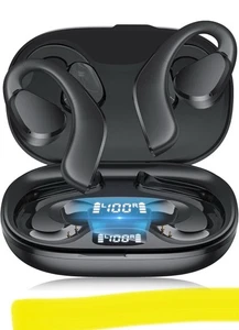 Auriculares inalámbricos TTQ CT23 Open Ear True - negros - Imagen 1 de 12