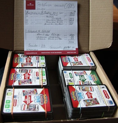 Pokemon TCG online code Karten, über 1100St. Sammlung Sets der letzten Jahre,TOP - Bild 1 von 3