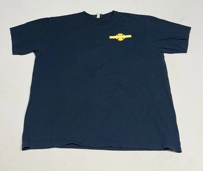 Camiseta NHS Independent Trucks Para Hombre XL Azul Marino Skateboarding Gráfico Delantero y Trasero Foto 1 de 4
