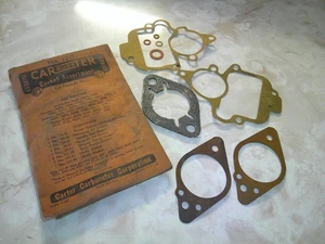 NOS Carter Carburetor Gasket Kit 1935 1936 1937 1938 Chrysler DeSoto Dodge Truck - Picture 1 of 5