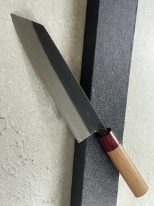 Muneishi Aogami Damascus Kiritsuke 210 mm Kurochi Finish Made in Japan 🇯🇵 - Bild 1 von 13