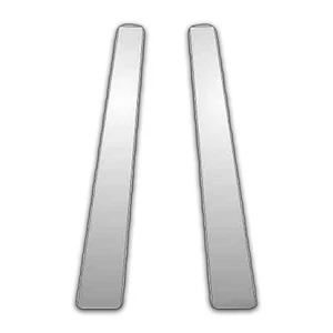 2Pc Chrome Pillar Post Trim for 89-95 Mercury Cougar - Picture 1 of 2