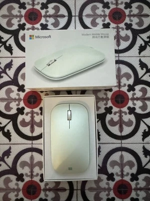Microsoft Surface Mobile Wireless Mouse Bluetooth Light Green In Box New - Image 1 of 4