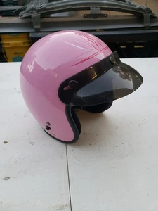 Fulmer AF-C25 Pink Youth Open Face Helmet w/ flowers - Foto 1 di 10