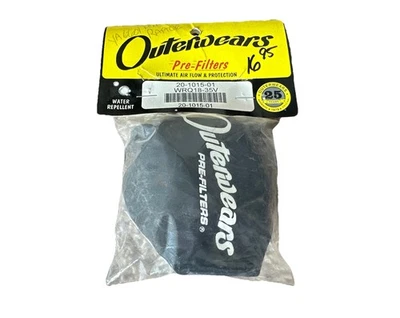 全新 01-05 YAMAHA 660 RAPTOR K&N 外套 黑色 空气预过滤器包装 20-1015-01 — 第 1/2 张图片