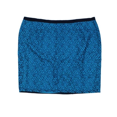 Monsoon Women's Midi Skirt UK 22 Blue Cotton with Other A-Line New with tags - Image 1 of 4