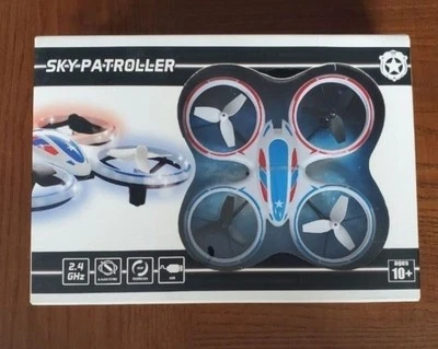 Wonder Chopper Sky Patroller Mini Toy Drone RC Quadcopter with LED - Image 1 of 4