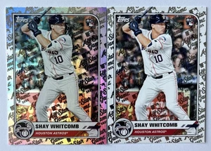 (2) Shay Whitcomb 2025 Topps All-Star Game Silver Foil SP #97 RC + Base Rookie - Picture 1 of 2