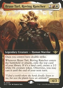 MTG Bruse Tarl, Roving Rancher (0350) *Non-Foil* EXT ART Outlaws Thunder Junct - Bild 1 von 2
