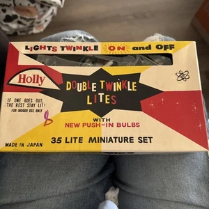 Vintage Box Weihnachtsbeleuchtung sehr selten von Holly - Bild 1 von 7