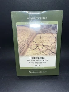 Great Courses Shakespeare The Word and the Action by Peter Saccio Compact Discs - Imagen 1 de 2
