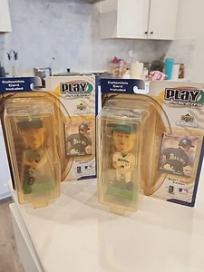 LOT of 2x Seattle Mariners 2001 Ichiro Suzuki Bobblehead Playmakers MLB Edition - Picture 1 of 7