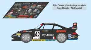 Decals Porsche 911 GT2 Le Mans 1998 60 1:32 1:43 1:24 1:18 slot calcas - Picture 1 of 1