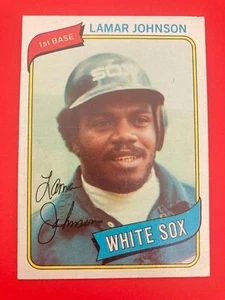 1980 TOPPS #242 LAMAR JOHNSON CHICAGO WHITE SOX 033023 - Picture 1 of 2