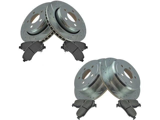 Front and Rear Brake Pad and Rotor Kit For 2008-2012 Jeep Liberty 2010 ZG895KT - Image 1 of 1