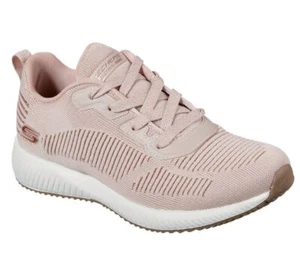 Skechers Women's BOBS Sport Squad Glam League Shoes 31347 Blush BX66 - Picture 1 of 5