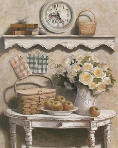 Paper tole Kit-SB17-Scafa-RDM-136-21579 Yellow Roses on White Table - Bild 1 von 1