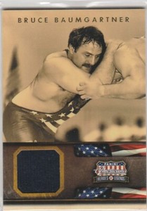 2012 Americana Heroes and Legends Materials #65 Bruce Baumgartner #/499 048-M