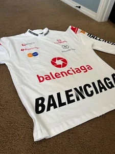 Balenciaga Top League Long Sleeve T-Shirt Oversized - Picture 1 of 5