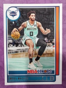 2021-22 Panini NBA Hoops #190 Miles Bridges Charlotte Hornets Basketball Card PC - Picture 1 of 2