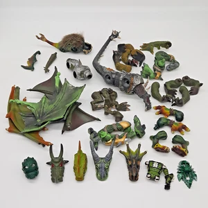 Mega Bloks Dragons Krystal Wars Parts 40 Piece Lot WIngs Legs Heads Bodies Tails - Picture 1 of 5