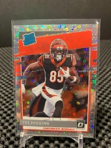 2020 Panini Donruss Optic Tee Higgins SILVER CIRCLES RC /125 Bengals - Picture 1 of 2