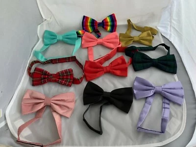 Special Sale - Any Mens Polyester Ready Pre-tied Bow Tie + Free Matching Hankie! - Image 1 of 4