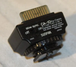Sunpak Slow Synch Flash Adapter 1590D CA-1D for Canon - FREE Shipping - Picture 1 of 3