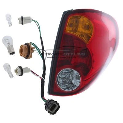 Luz trasera mitsubishi l200 2006-2016 luz trasera ámbar lado del conductor derecha Foto 1 de 4