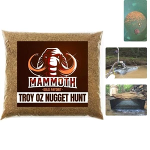Mammoth 'Troy Ounce Nugget Hunt' - Gold Nugget Paydirt Panning Concentrate Pa... - Picture 1 of 7