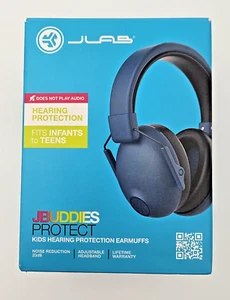 JLab JBuddies Protect Paraorecchie Protezione Udito Bambini Navy Fit Neonati a Adolescenti - Foto 1 di 8