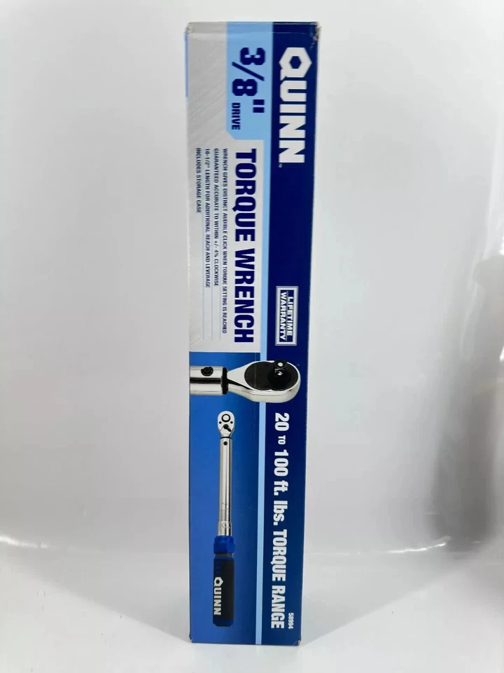 QUINN 3/8" Drive Range 20-100 ft. lb. Torque Wrench - Image 1 of 1