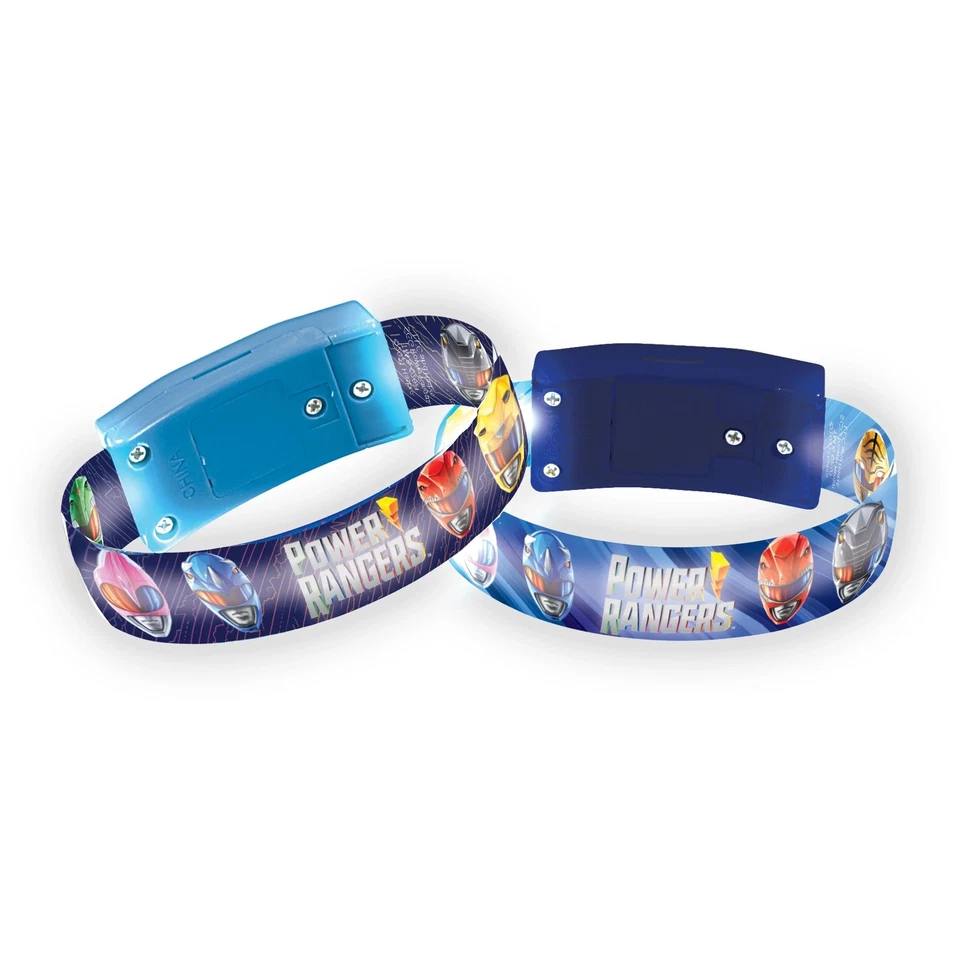 Power Rangers Classic Mighty Morphin Birthday Party Favor Light-Up Bracelets - Image 1 of 1