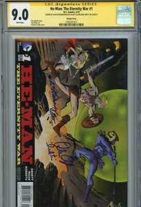 He- Man The Eternity War #1 Cooke CGC 9.0 SS ALAN OPPENHEIMER & MELENDY BRITT - Picture 1 of 2