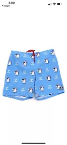 Life Is Good Blue Brief Lined Swim Trunks 50+ UPF Board Shorts Men's Medium NWOT - Picture 1 of 3