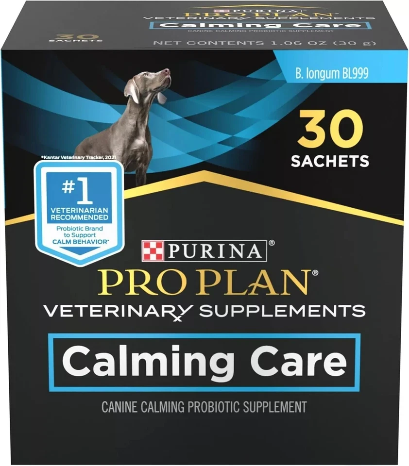 Purina Pro Plan Veterinary Supplements DOG Calming Care 30 ct Box Exp 02/2026