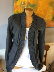 Style & Co Small Gray Long Sleeve Cardigans Sweater - Picture 1 of 10
