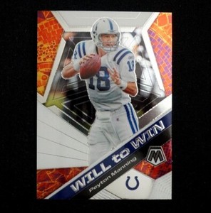 PEYTON MANNING Will To Win 2019 2020 Panini Mosaic Football WW16