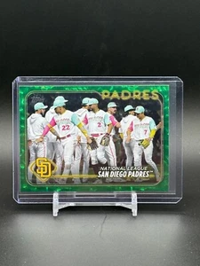 2024 Topps Green Foil #2 San Diego Padres Team Card #d /499 - Picture 1 of 7