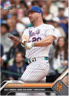 Topps NOW 2023 Card #554 Pete Alonso - Image 1 of 2